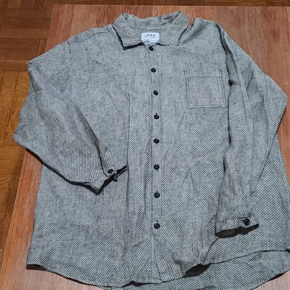 Flax Other - FLAX 100%LINEN BUTTON DOWN SHIRT